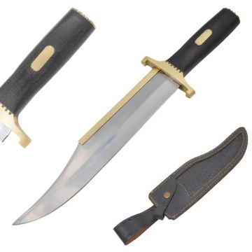 Old Ram Handmade Full Tang Micarta Wood Handle Bowie Knife (OR-277)